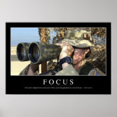 フォーカス：感動的引用文 ポスター (正面)