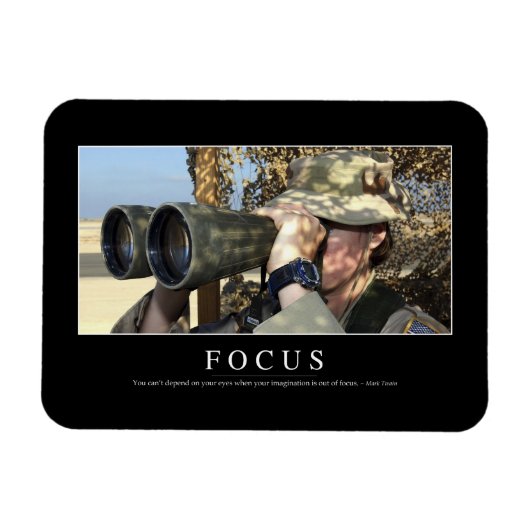 フォーカス：感動的引用文 マグネット (横)