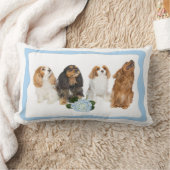 フォーカバリヤキングチャールズスパニエル犬ルンバーピロー ランバークッション (ブランケット)