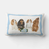 フォーカバリヤキングチャールズスパニエル犬ルンバーピロー ランバークッション (裏面)