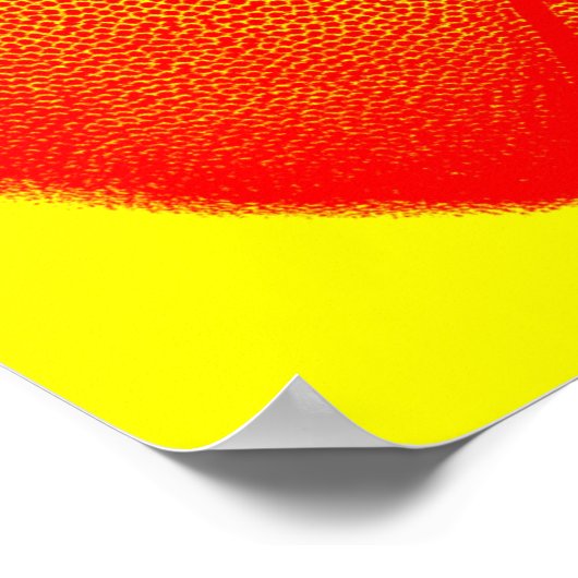 フォーカラーアポップ・アートのートバスケットボールレトロスタイルポスター ポスター (角)