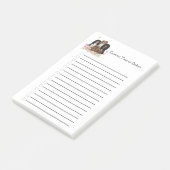 フォーカヴァリエキングチャールズスパニエル犬ズインフラワーズ ポストイット (アングル)