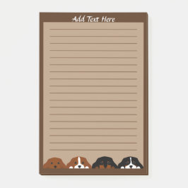 フォーカヴァリエキングチャールズスパニエル犬ワンピードッグ ポストイット