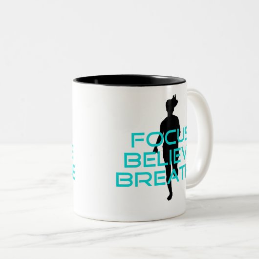 フォーカ信じス・ウォークアクア ツートーンマグカップ (正面右)