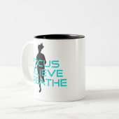 フォーカ信じス・ウォークアクア ツートーンマグカップ (正面左)