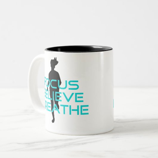 フォーカ信じス・ウォークアクア ツートーンマグカップ (正面左)