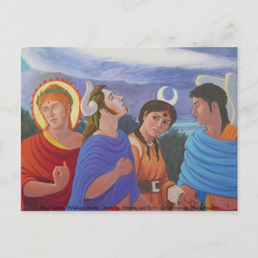 フォーキャミツ歩く ポストカード (正面)