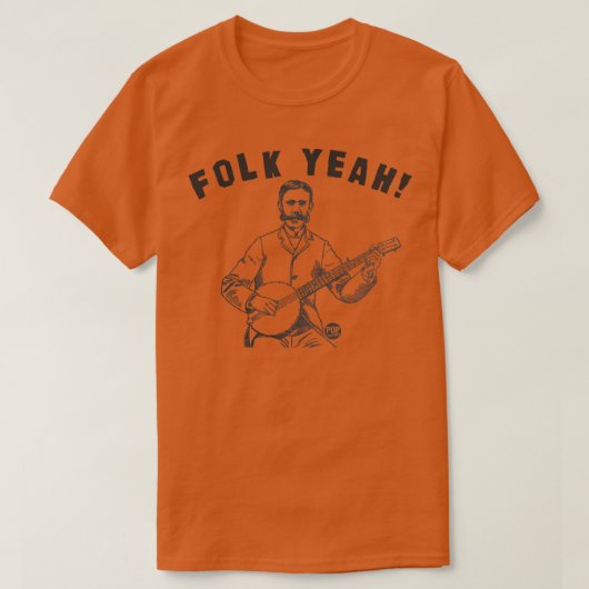 フォークうん Tシャツ (デザイン正面)
