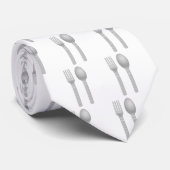 フォークおよびスプーン ネクタイ (ロール)