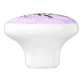 フォークお洒落アートフェアリーとスターダスト セラミックノブ (側面)