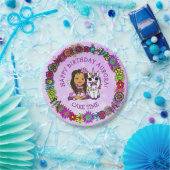 フォークお洒落アートフェアリー、ユニコーン&バタフライ ペーパープレート (パーティー)