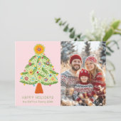 フォークお洒落クリスマスツリーカスタムの写真 シーズンカード (スタンド正面)