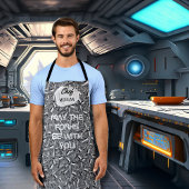 フォークがあなたと一緒にいることを祈る エプロン