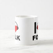 フォークが好き マグカップ (中央)