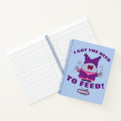 フォークとナイフを備えたチャウダー ノートブック (内部)