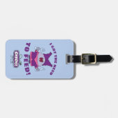 フォークとナイフを備えたチャウダー ラゲッジタグ (正面横)