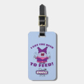 フォークとナイフを備えたチャウダー ラゲッジタグ (正面縦)