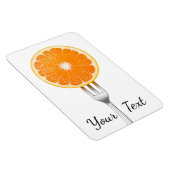 フォークにオレンジ マグネット (右側)