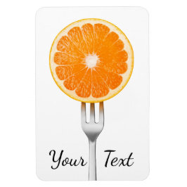 フォークにオレンジ マグネット