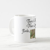 フォークのような場所、WAのマグがありません コーヒーマグカップ (正面左)