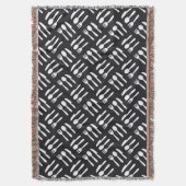 フォークのスプーンのナイフパターン スローブランケット (正面縦)