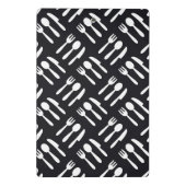 フォークのスプーンのナイフパターン ミニクリップボード (裏面)