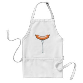 フォークのソーセージ スタンダードエプロン