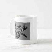 フォークの空中浮揚 コーヒーマグカップ (正面左)