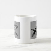 フォークの空中浮揚 コーヒーマグカップ (中央)