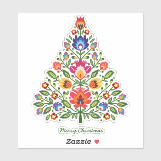 フォークの魅惑：クリスマスツリー シール (シート)