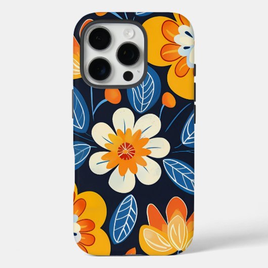 フォークはっきりしたアートフォラル Case-Mate iPhoneケース (裏面)