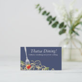 フォークはトマトスパゲッティ食料調達b、Thatsaを…付けました 名刺 (スタンド正面)