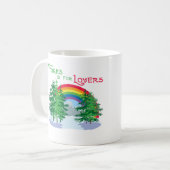 フォークはペアカップのためです コーヒーマグカップ (正面左)