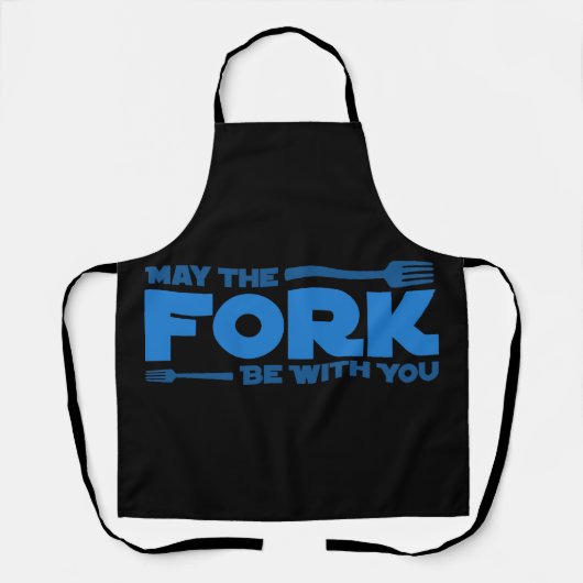フォークをあなたと一緒に使ってもいい エプロン (正面)