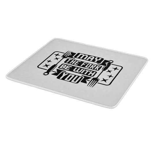 フォークをあなたと一緒に使ってもいい カッティングボード (角)