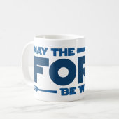 フォークをあなたと一緒に使ってもいい コーヒーマグカップ (正面左)