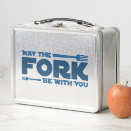 フォークをあなたと一緒に使ってもいい メタルランチボックス