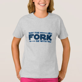 フォークをあなたと一緒に使ってもいい Tシャツ