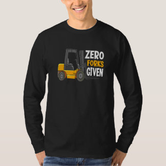 フォークを一切使わせてもらえなかった倉庫のフォークリフトオペレーター Tシャツ