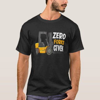 フォークを一切使わせてもらえなかった倉庫フォークリフトオペレータ Tシャツ