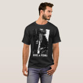 フォークを与えて下さい Tシャツ (正面フル)