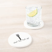 フォークを締めて下さい コースター (側面)