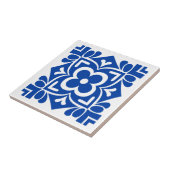 フォークアートの花開き タイル (側面)