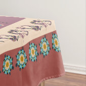 フォークアートアニマルズサウスウェストテーブルクロス テーブルクロス (インサイチュ)