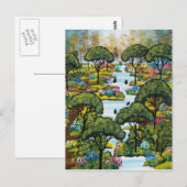 フォークアートアーリーアーリーモーニングバイロリエバレット葉書 ポストカード (正面/裏面)