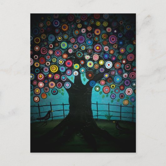 フォークアートイマジネーションbyロリエバレット葉書 ポストカード (正面)