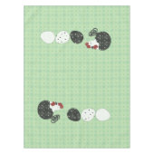 フォークアートインスパイアのチキンテーブルクロス テーブルクロス (正面)