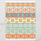 フォークアートイースターエッグスクラップブック紙 (裏面)