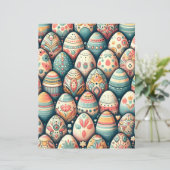 フォークアートイースターエッグスクラップブック紙 (スタンド正面)