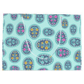 フォークアートイースターパターンピサンカインスパイアアア ラージペーパーバッグ (裏面)